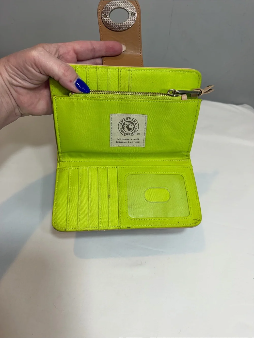 Spartina turn lock multicolored wallet